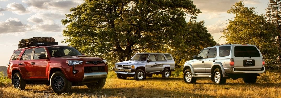old and new 4runner models