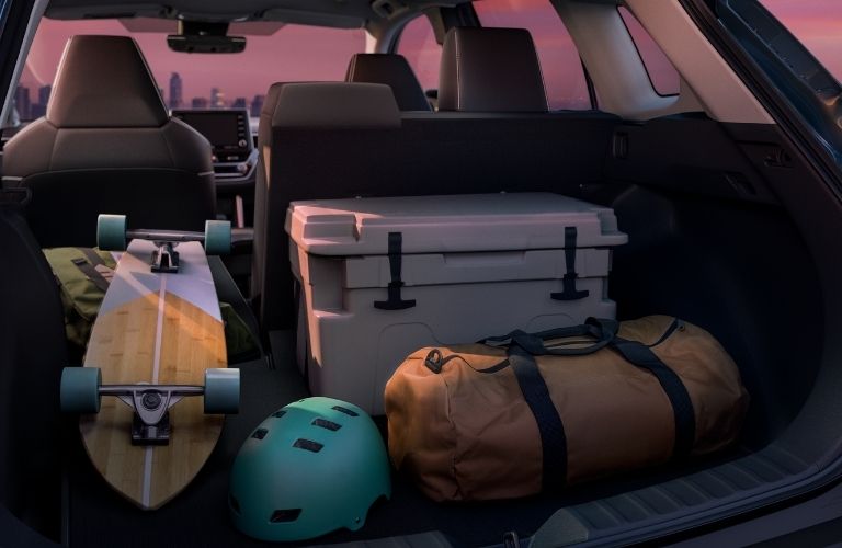2022 Toyota Corolla Cross Rear Cargo Space with Cargo