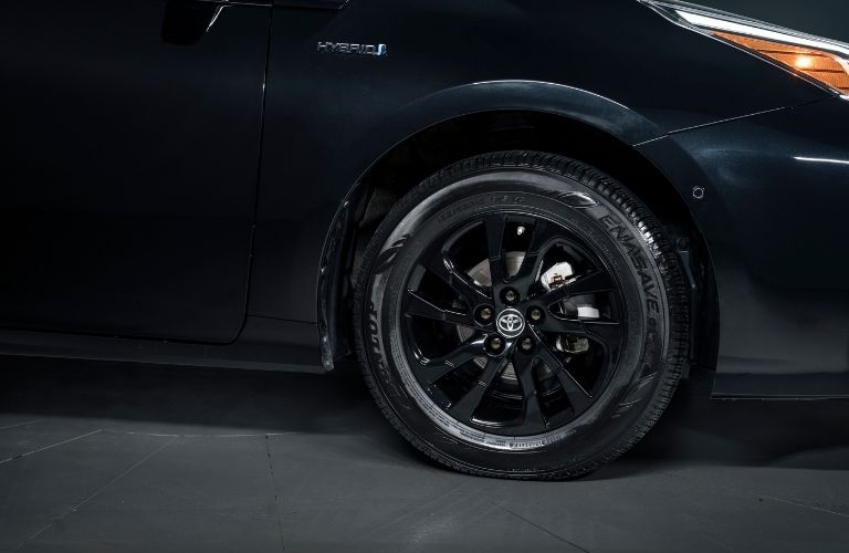 2022 Toyota Prius Nightshade Edition Black Wheels