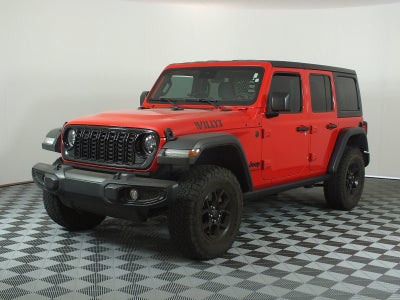 2024 Jeep Wrangler Willys 4WD *1-OWNER*