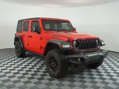 2024 Jeep Wrangler Willys 4WD *1-OWNER*