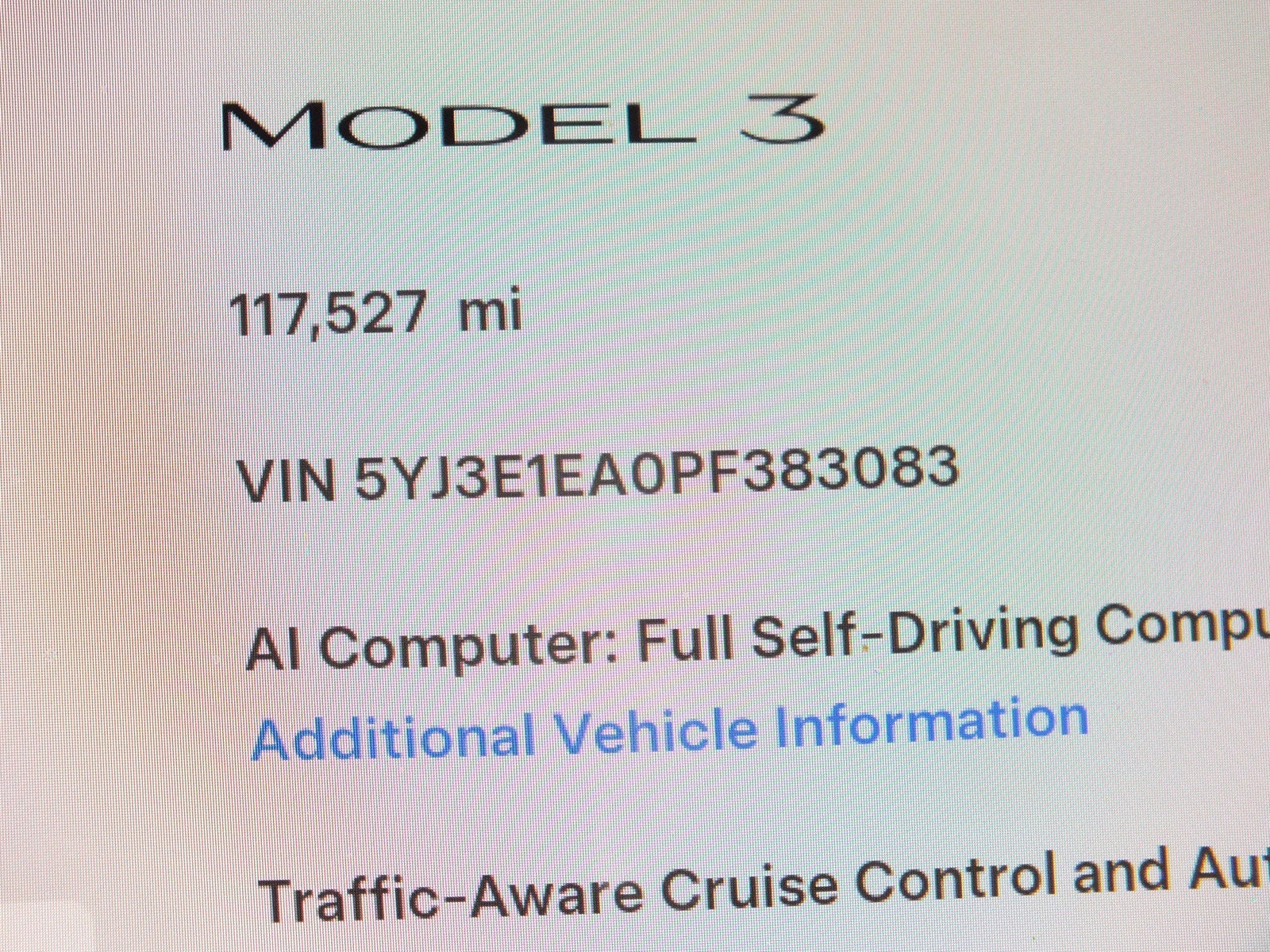 2023 Tesla Model 3 Base *1-OWNER!*