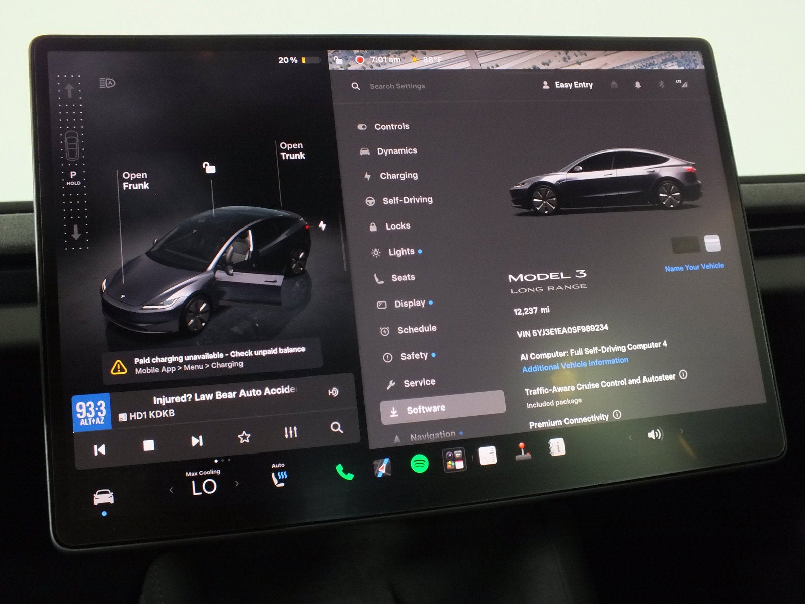 2025 Tesla Model 3 Long Range *1-OWNER*