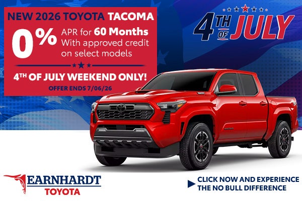 2026 Toyota Tacoma 4th of July Offer Desktop