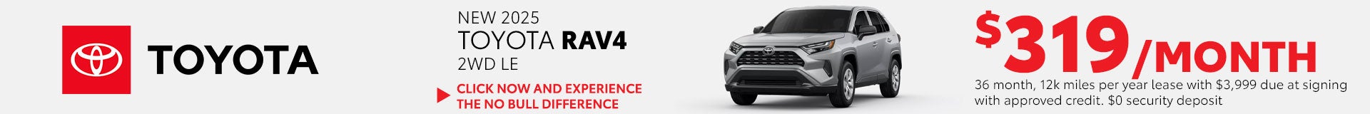 2025 Toyota RAV4 2WD LE