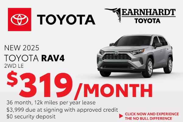 Lease a New RAV4 for just $319/month