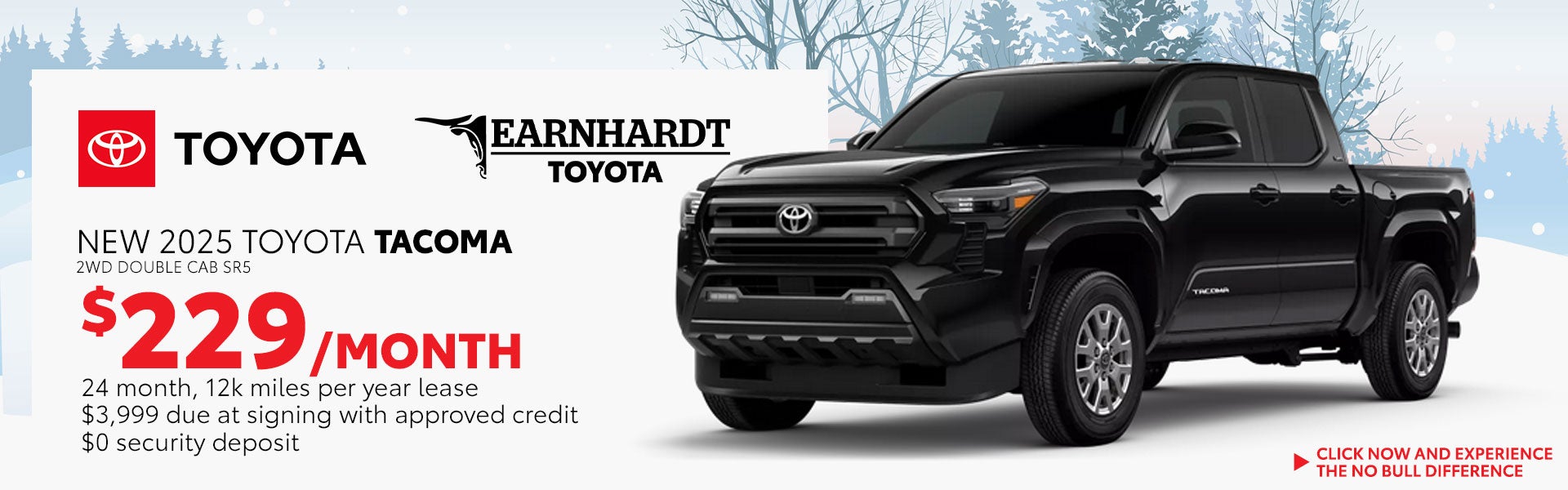 Lease a New Tacoma for just $229/month