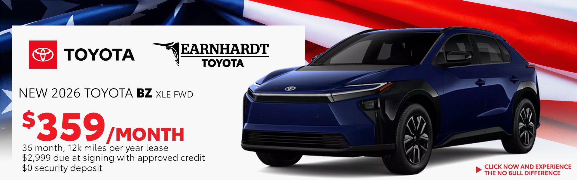 Lease a New Toyota BZ for just $359/month