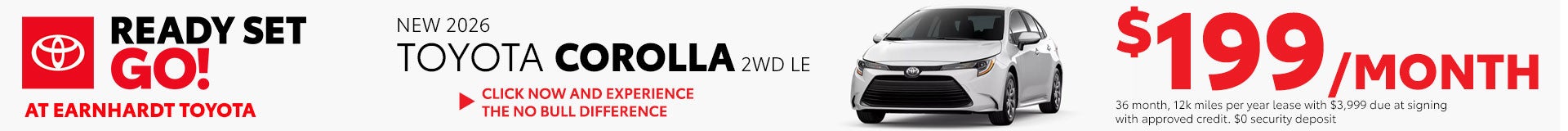 2026 Toyota Corolla 2WD LE