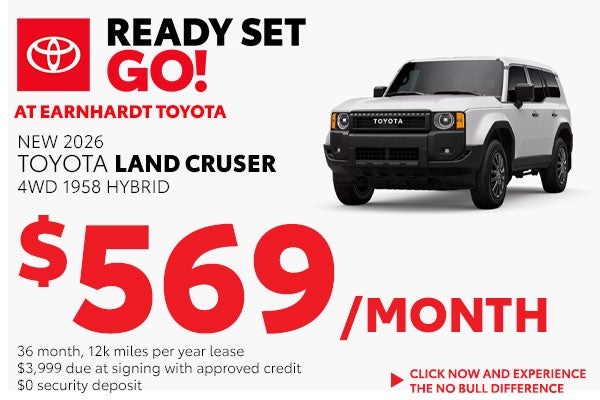 Lease a New Land Cruiser for just $569/month