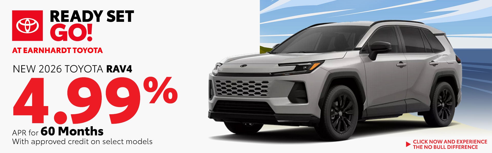 Get 4.99% APR Financing on a New RAV4