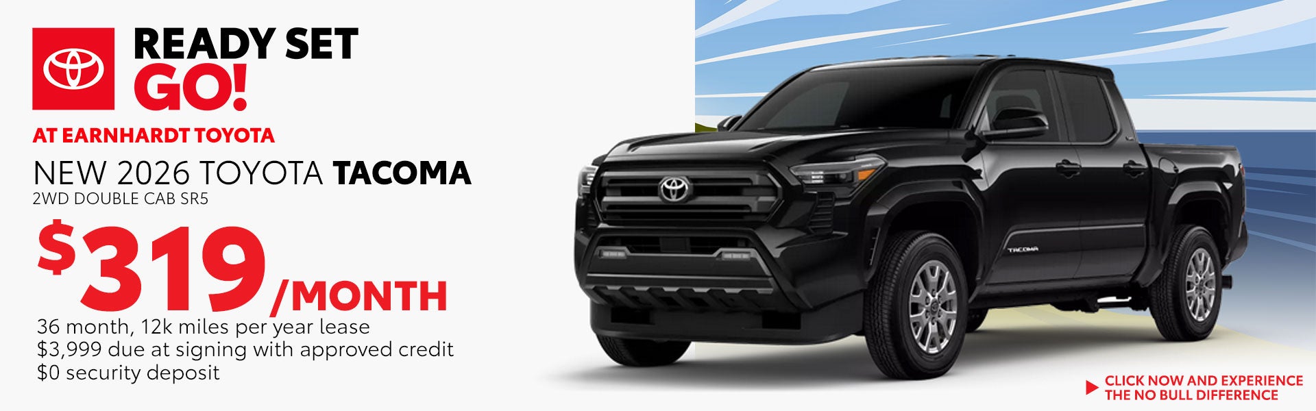 Lease a New Tacoma for just $319/month
