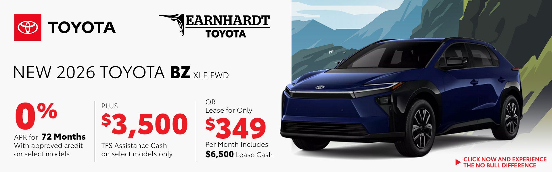 Get 0% APR for 72 Months on a New BZ