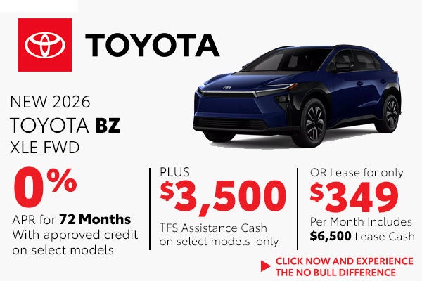 Get 0% APR for 72 Months on a New BZ