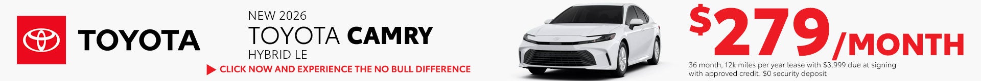 2026 Toyota Camry Hybrid LE