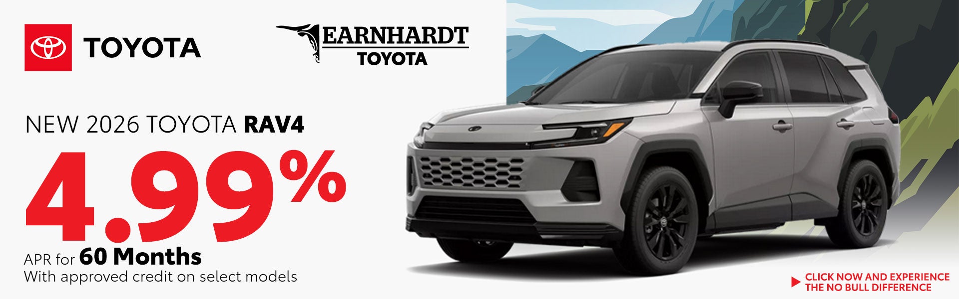 Get 4.99% APR Financing on a New RAV4