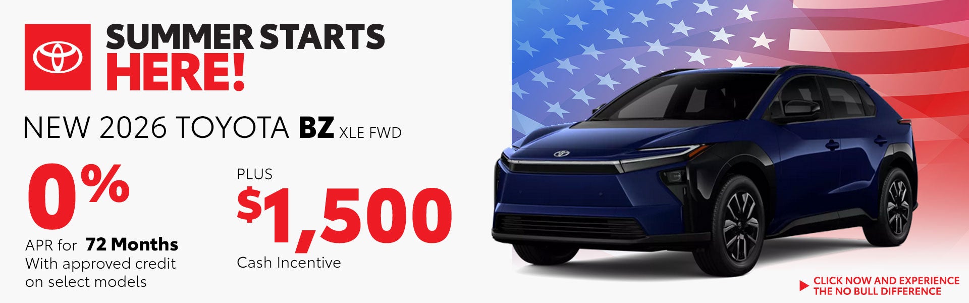 Get 0% APR for 72 Months PLUS $1,500 Cash on a NEW BZ