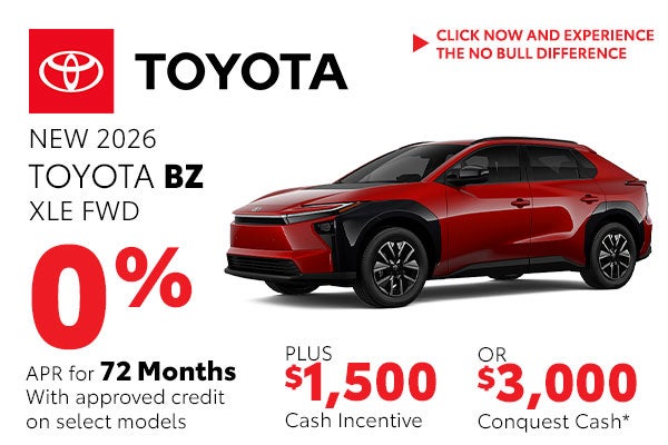 Get 0% APR for 72 months PLUS $4,500 Lease Cash on BZ