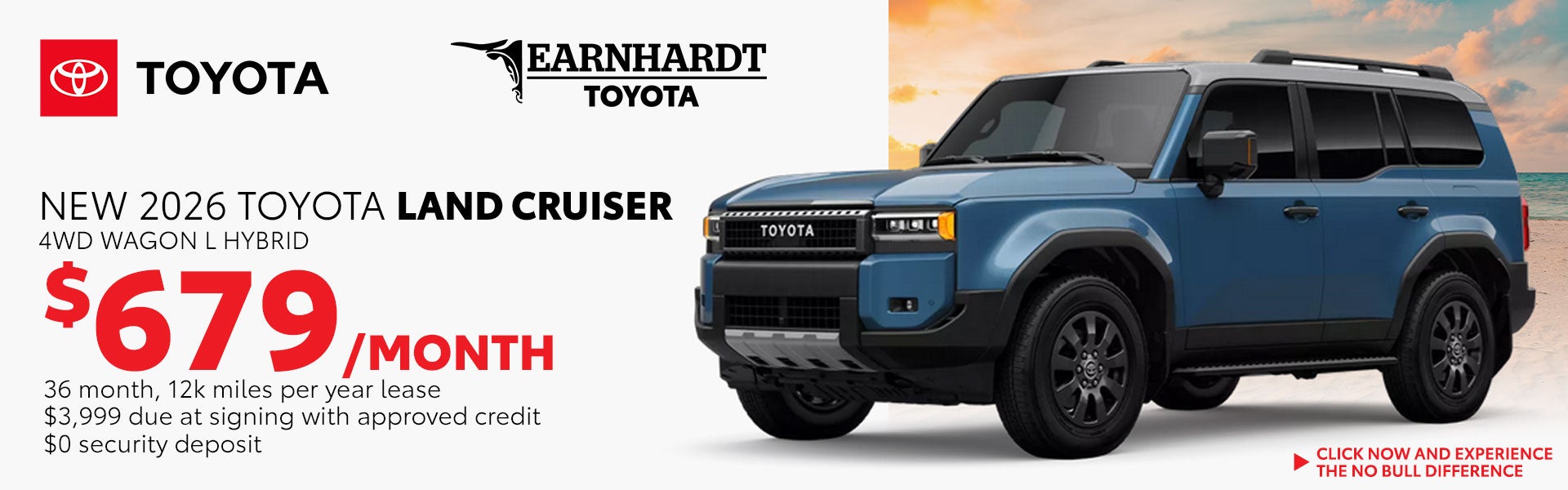 Lease a New Land Cruiser for just $679/month