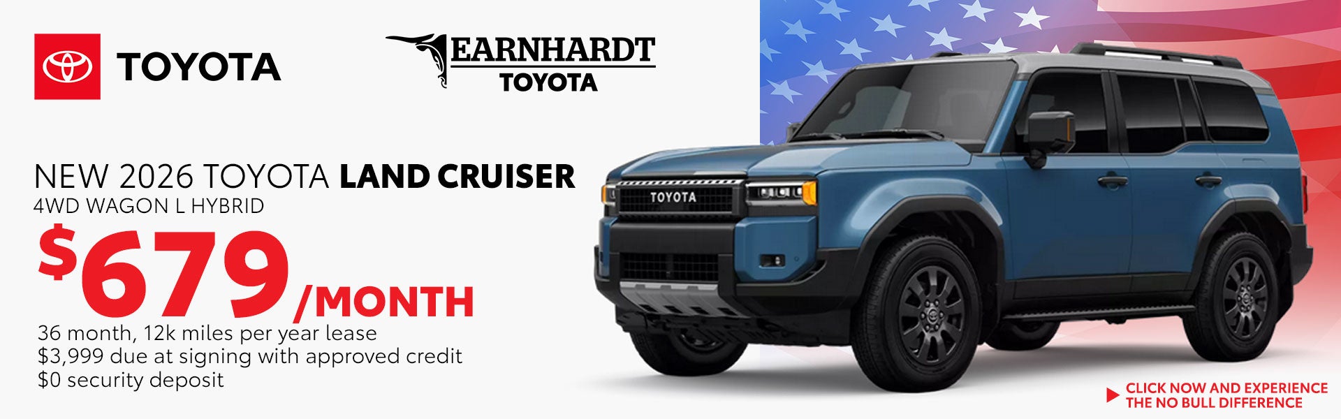 Lease a New Land Cruiser for just $679/month