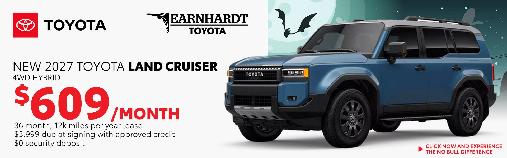Lease a New Land Cruiser for just $609/month
