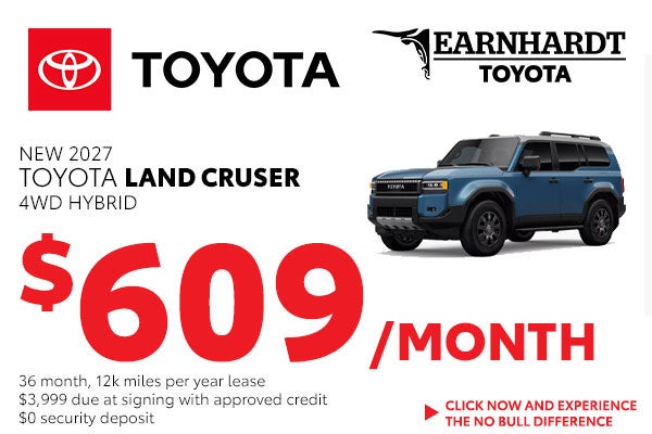 Lease a New Land Cruiser for just $609/month