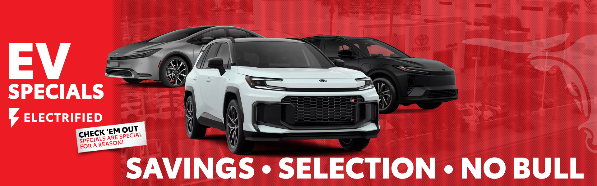check out our EV Specials!