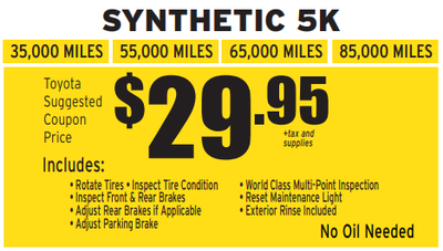 Toyota Service & Parts Specials in Mesa | Earnhardt Toyota