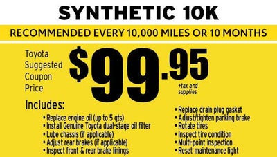 Synthetic 10K Yellow Service