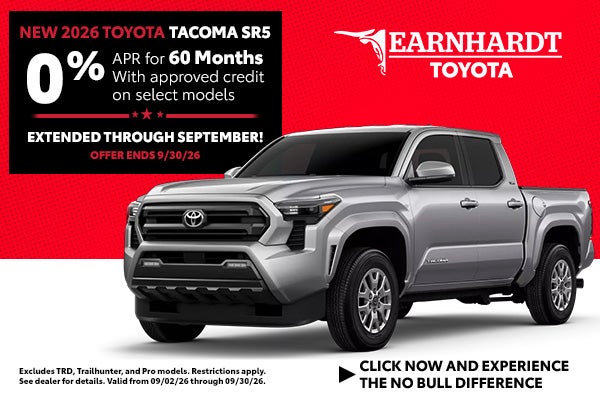 New 2026 Toyota Tacoma SR5