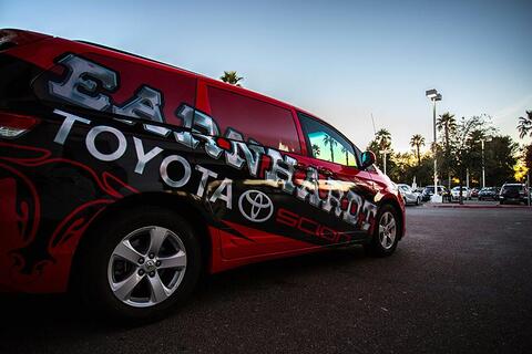 Courtesy vehicle at Earnhardt Toyota in Mesa AZ