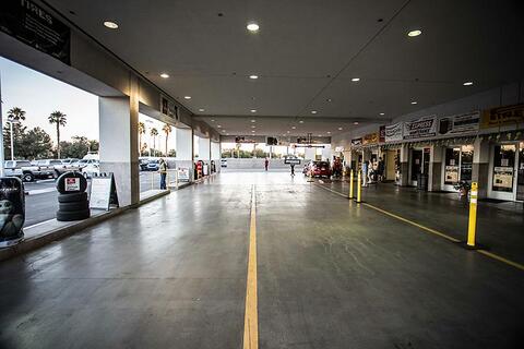 Car service garage at Earnhardt Toyota in Mesa AZ